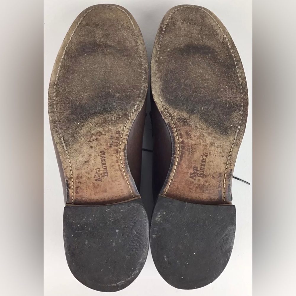 Allen Edmonds Hancock split toe shoes men’s 12 D brown - Picture 8 of 9
